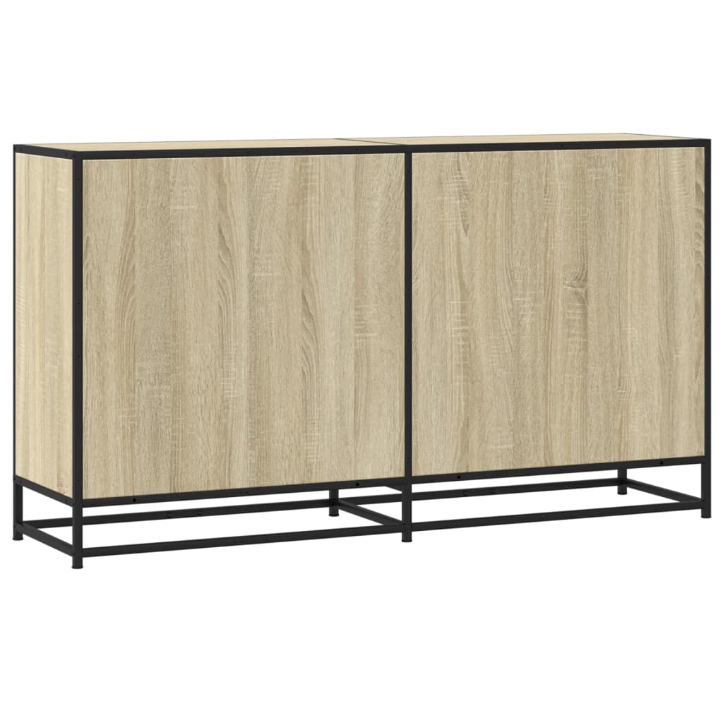 Komoda sonoma hrast 134x35x76 cm izrađeno drvo