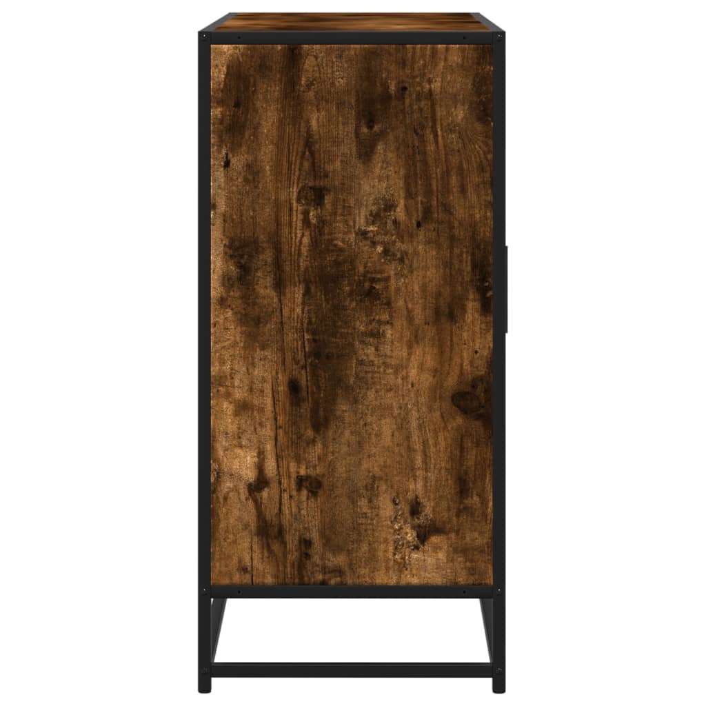 Komoda dimljeni hrast 92x35x76 cm konstruirano drvo