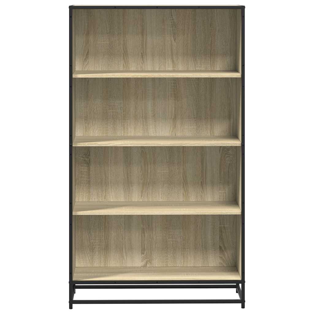 Polica za knjige sonoma hrast 80,5x35x139 cm izrađeno drvo