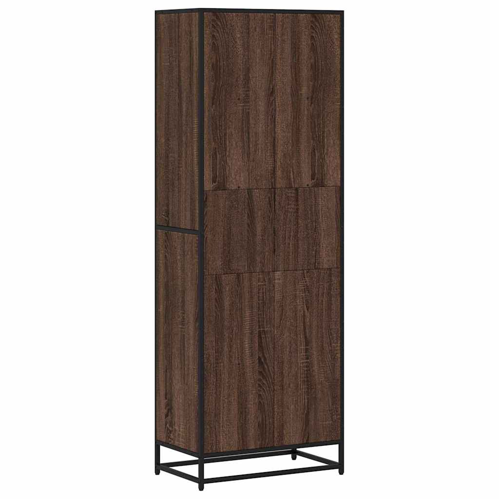 Polica za knjige smeđi hrast 60x35x170,5 cm izrađeno drvo