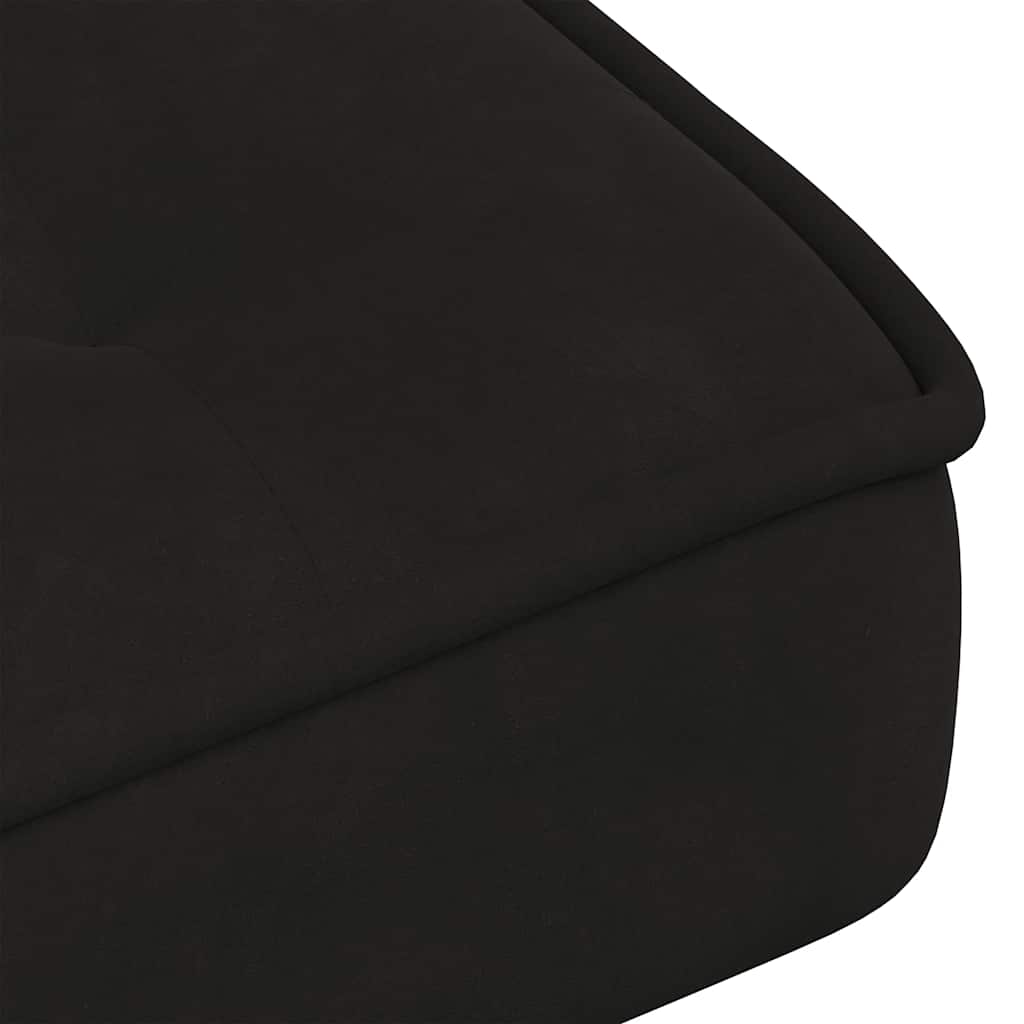 Stolica za opuštanje crna 64x74x84 cm baršun