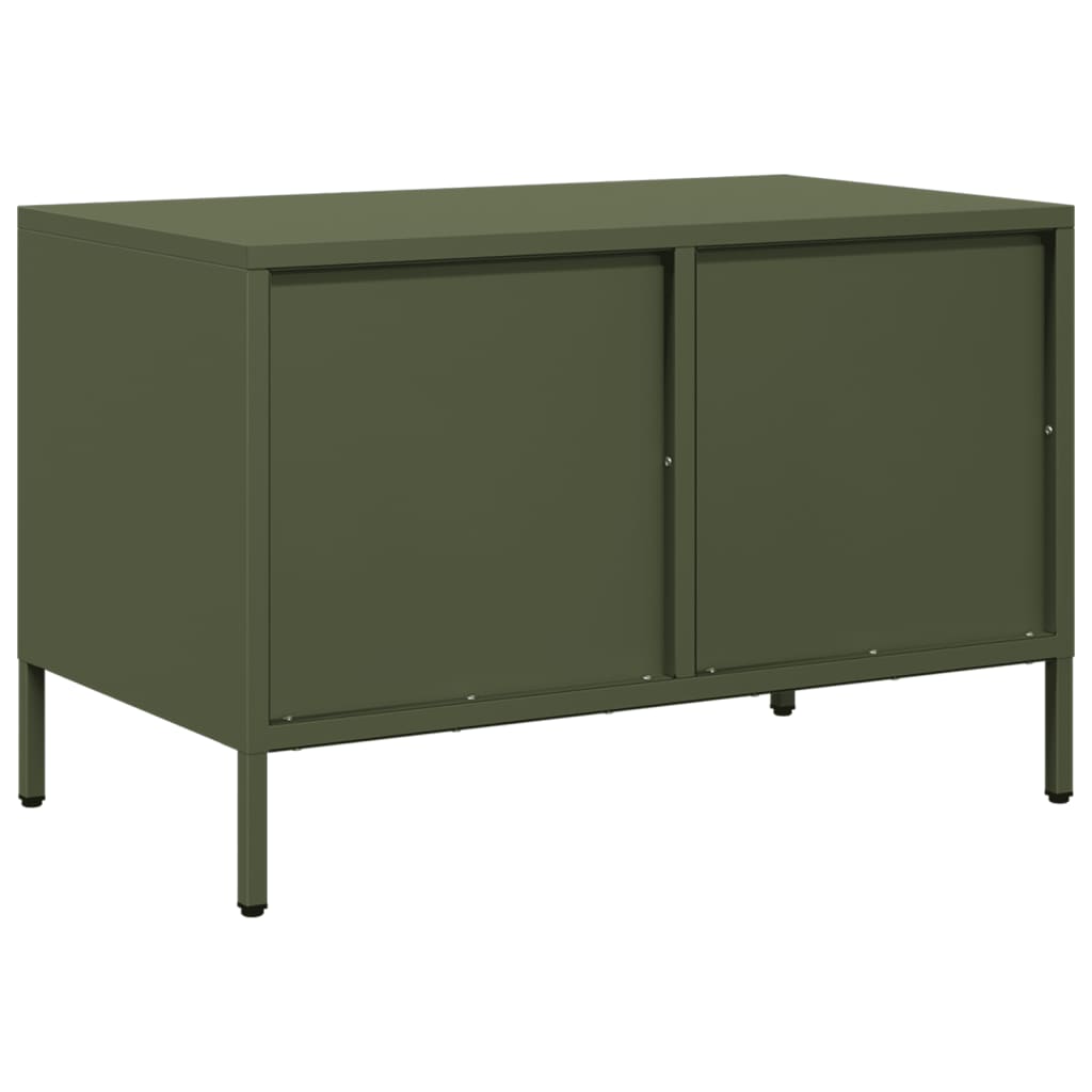 TV ormarić maslinastozeleni 68x39x43,5 cm hladno valjani čelik