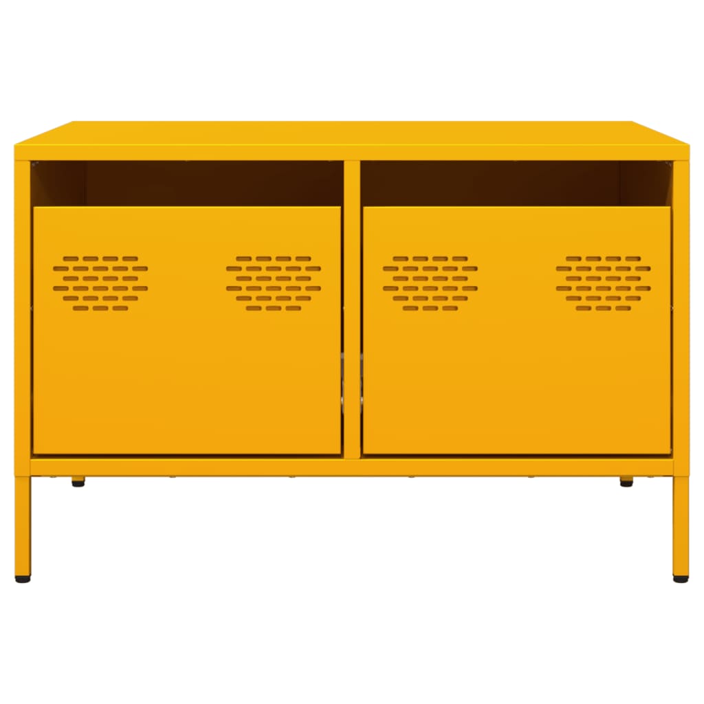 TV ormarić boja senfa 68x50x43,5 cm čelični