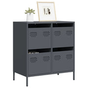 Komoda antracit 68x39x73,5 cm od hladno valjanog čelika