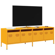 TV ormarić boja senfa 135x39x43,5 cm čelični