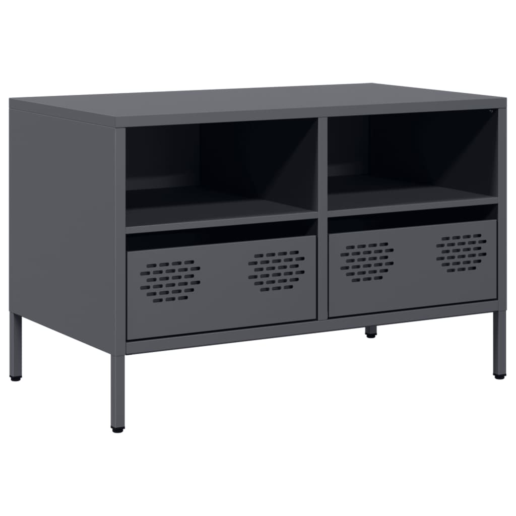 TV ormarić antracit 68x39x43,5 cm hladno valjani čelik