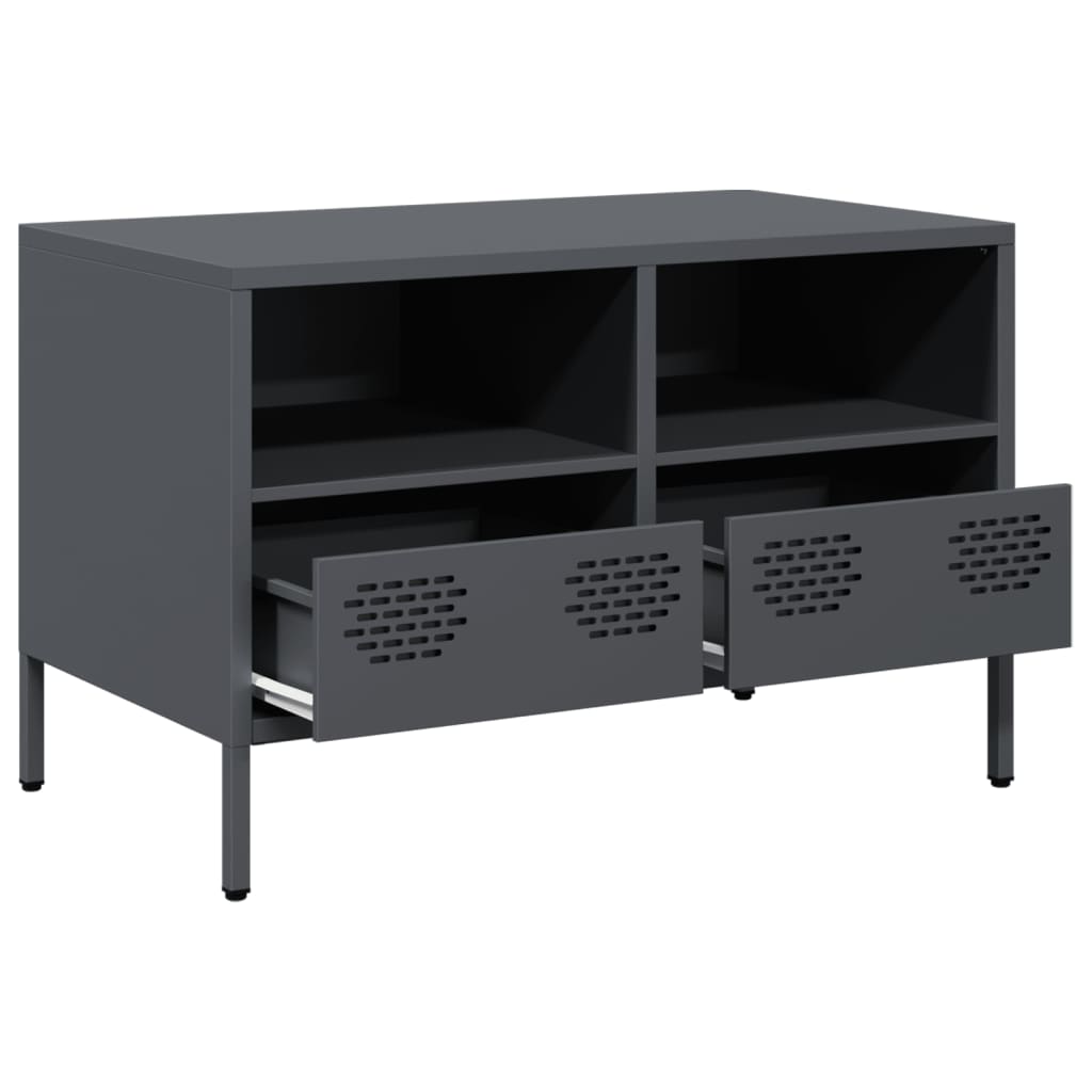 TV ormarić antracit 68x39x43,5 cm hladno valjani čelik