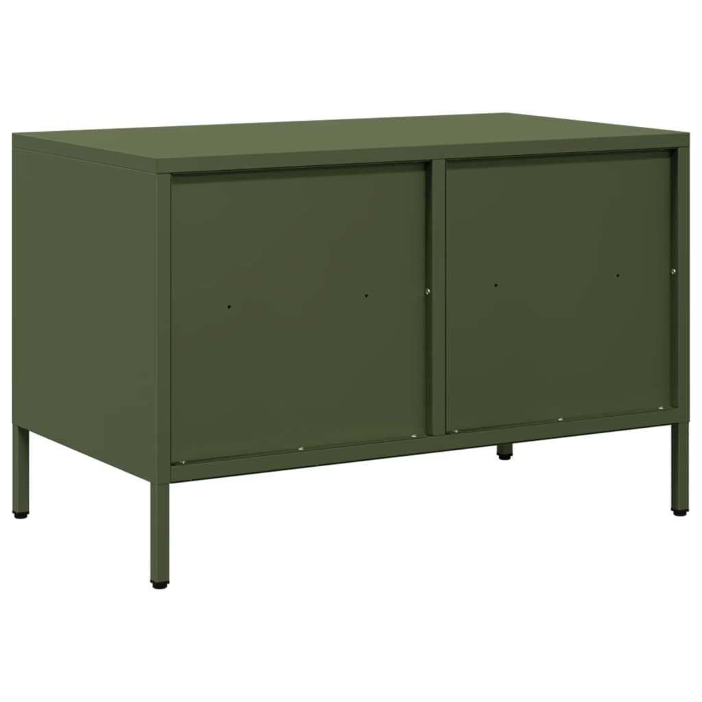 TV ormarić maslinastozeleni 68x39x43,5 cm hladno valjani čelik