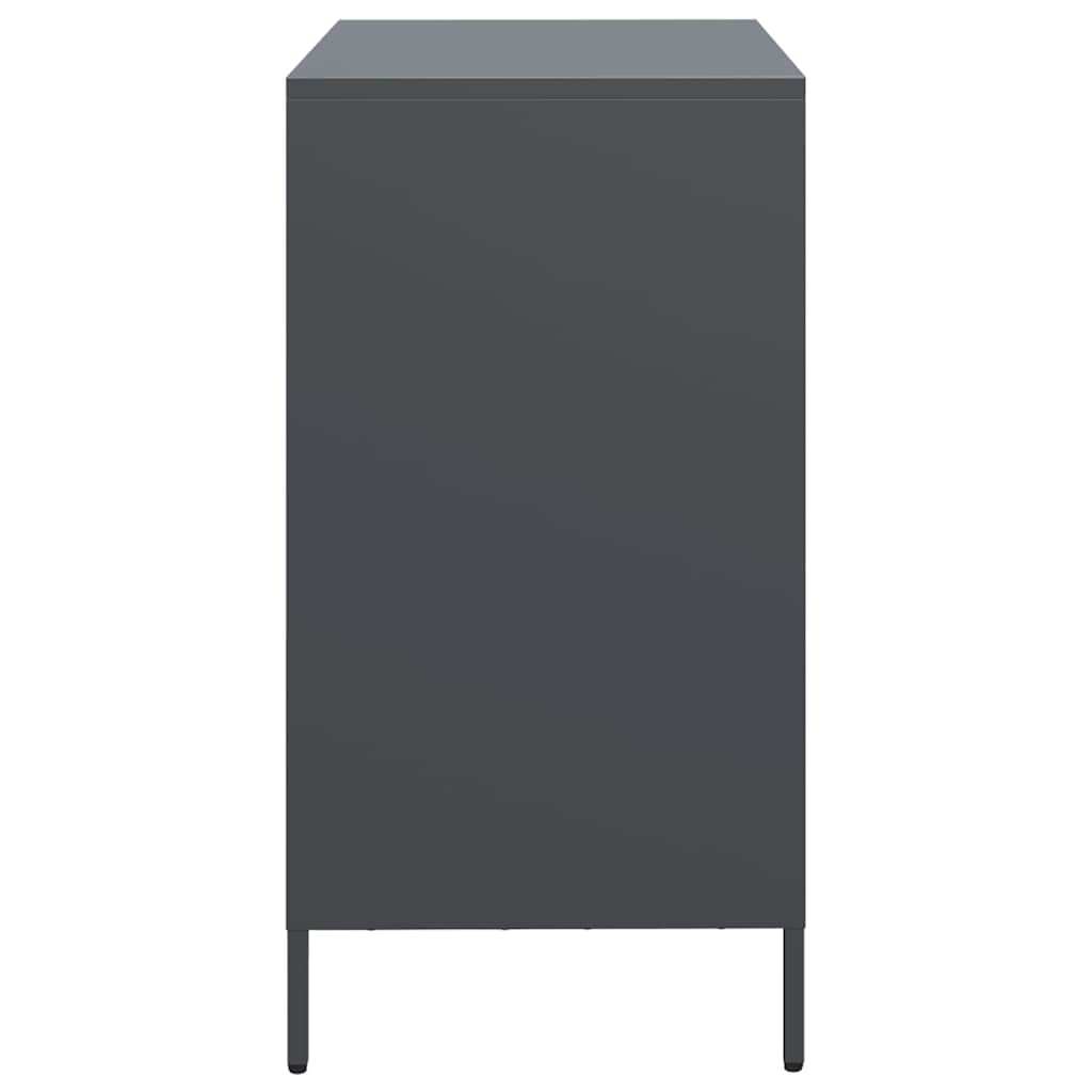 Komoda antracit 68x39x73,5 cm od hladno valjanog čelika