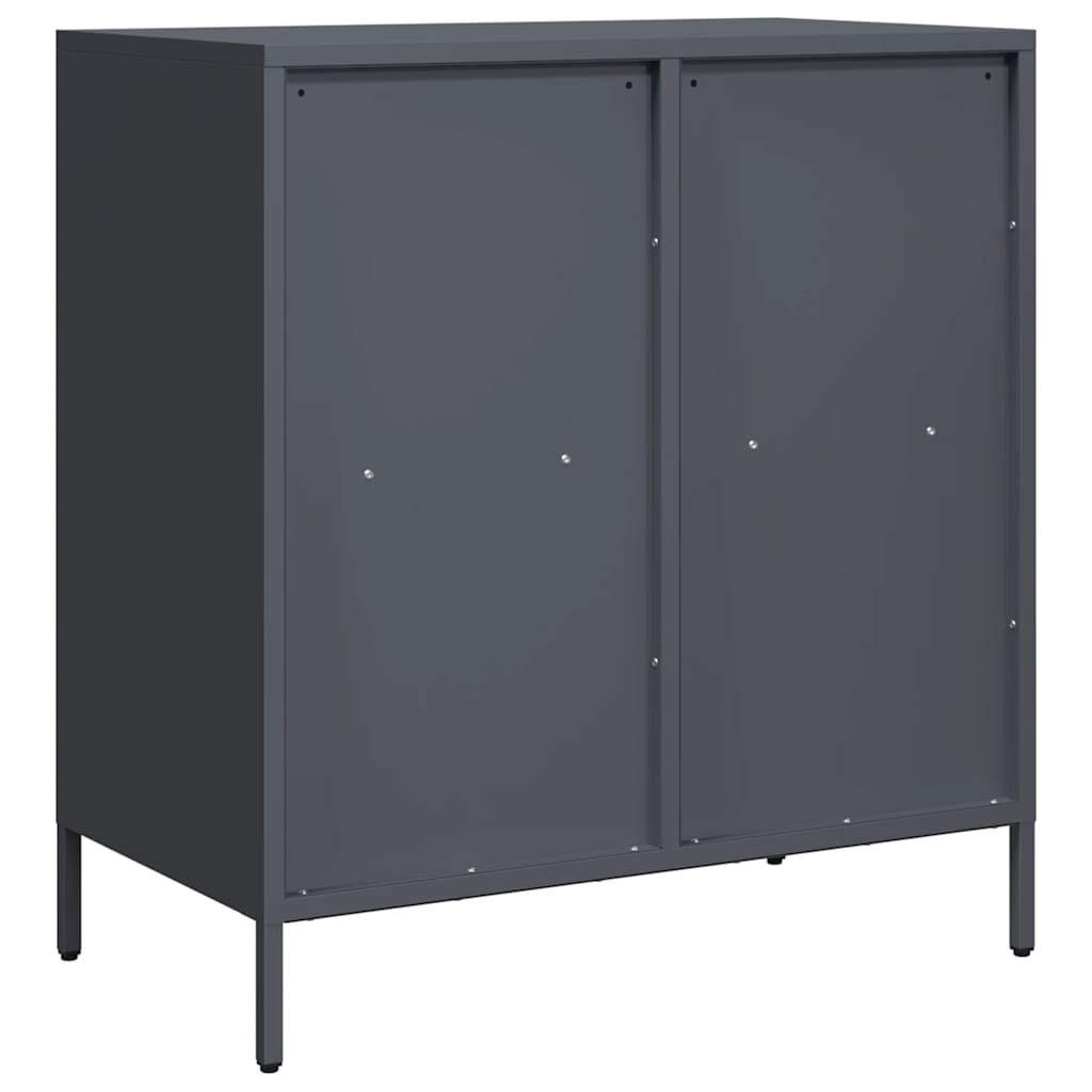 Komoda antracit 68x39x73,5 cm od hladno valjanog čelika