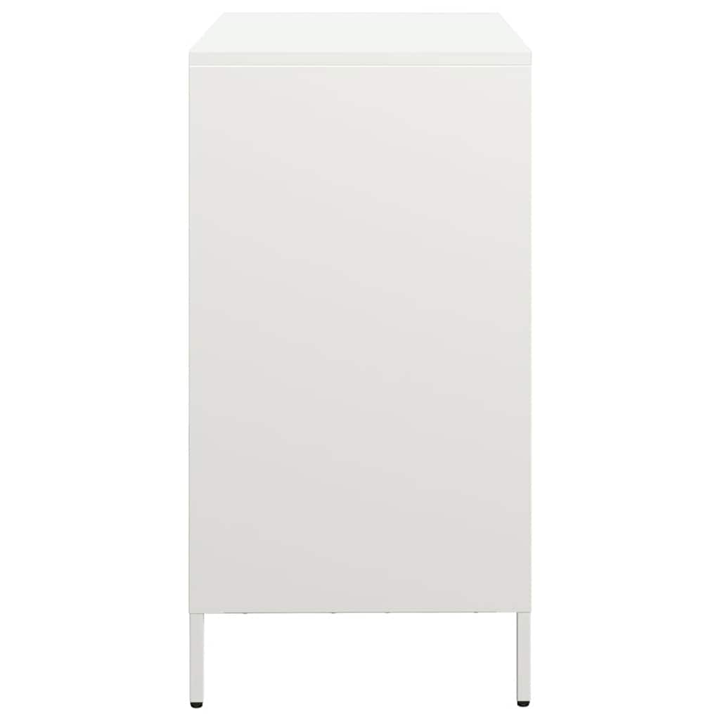 Komoda bijela 68x39x73,5 cm hladno valjani čelik