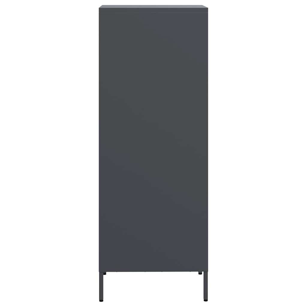 Visoka komoda antracit 39x35x103,5 cm od čelika