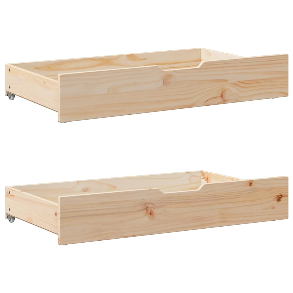 Okvir kreveta bez madraca 140 x 190 cm od masivne borovine