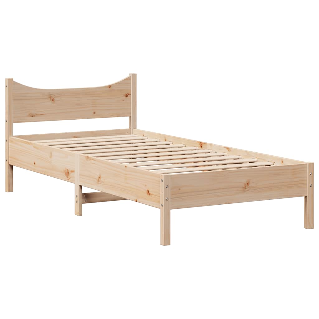 Okvir kreveta s ladicama 75x190 cm od borovine
