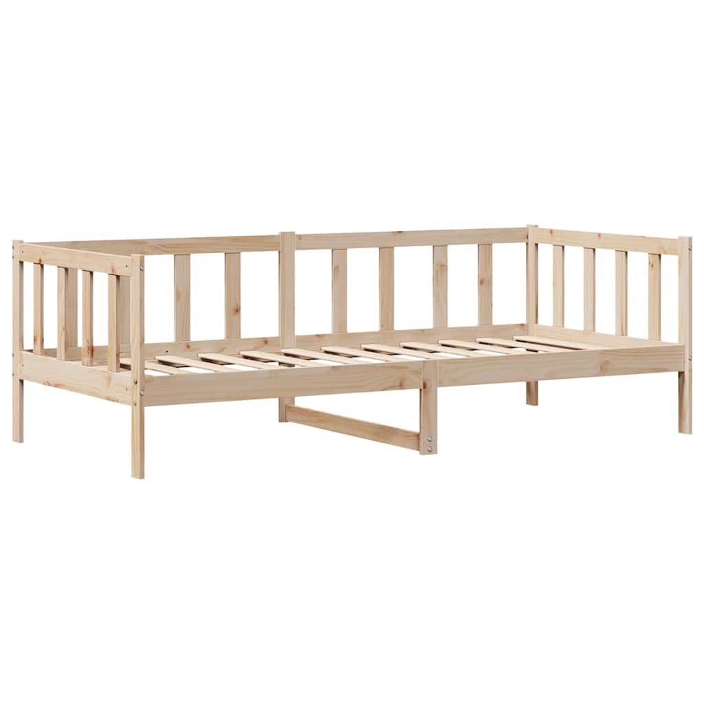 Dnevni krevet s ladicama bez madraca 90 x 190 cm masivno drvo