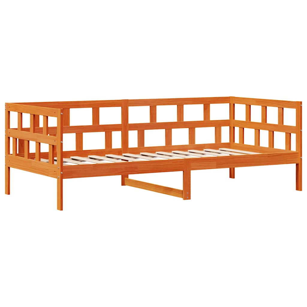 Dnevni krevet s ladicama bez madraca 90x200 cm masivno drvo