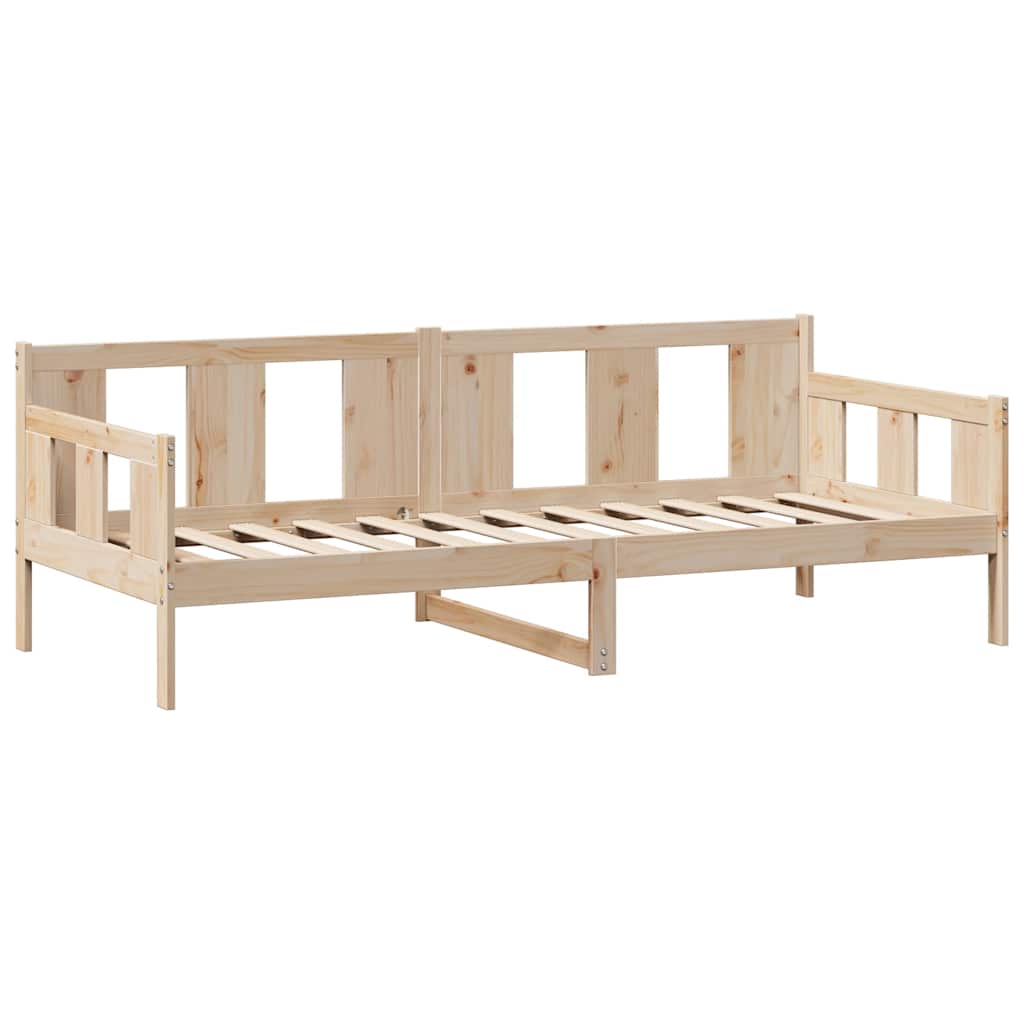 Dnevni krevet s ladicama bez madraca 90 x 190 cm masivno drvo