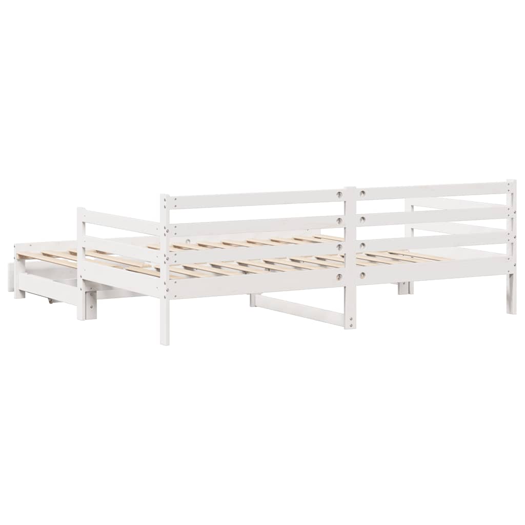 Dnevni krevet na razvlačenje s ladicama bez madraca 90x200 cm