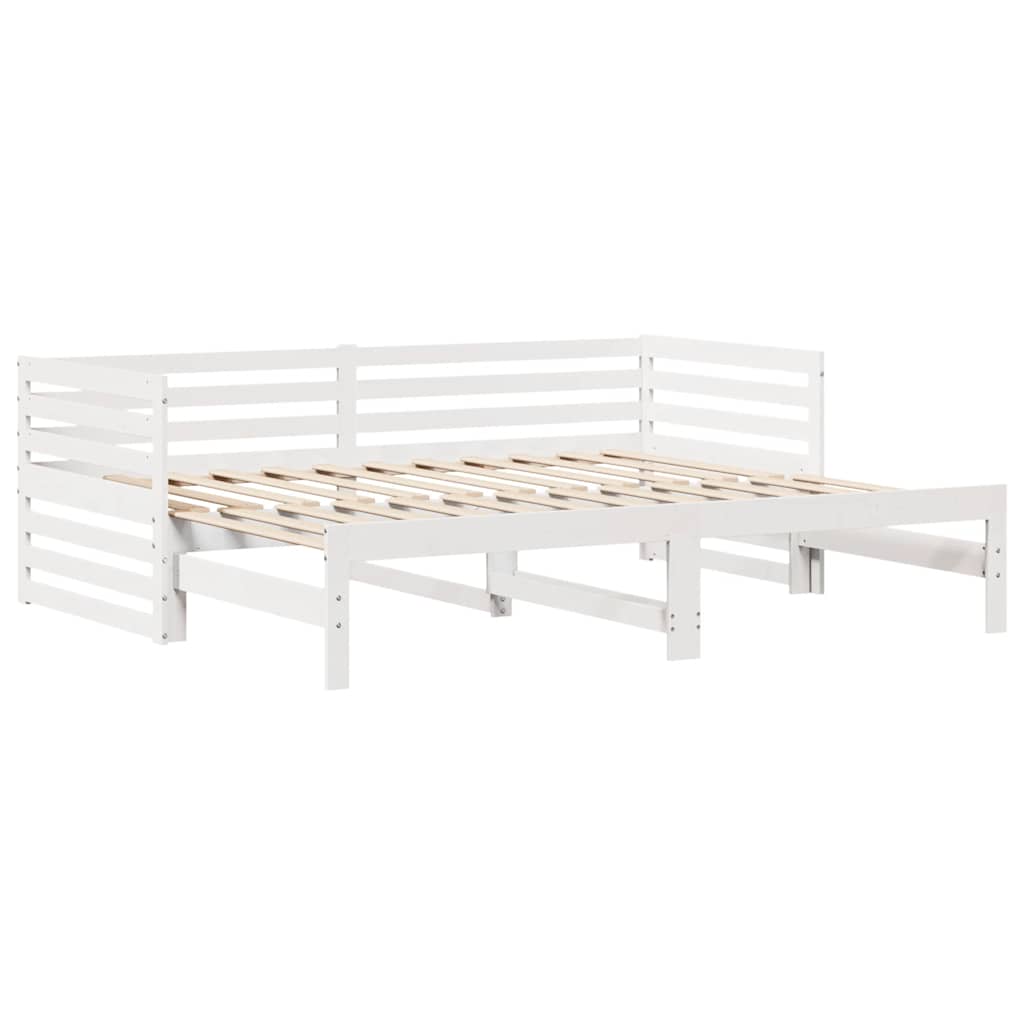 Dnevni krevet s ladicama bez madraca 90x200 cm masivno drvo