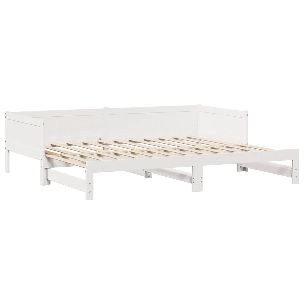 Dnevni krevet na razvlačenje s ladicama bez madraca 90 x 190 cm