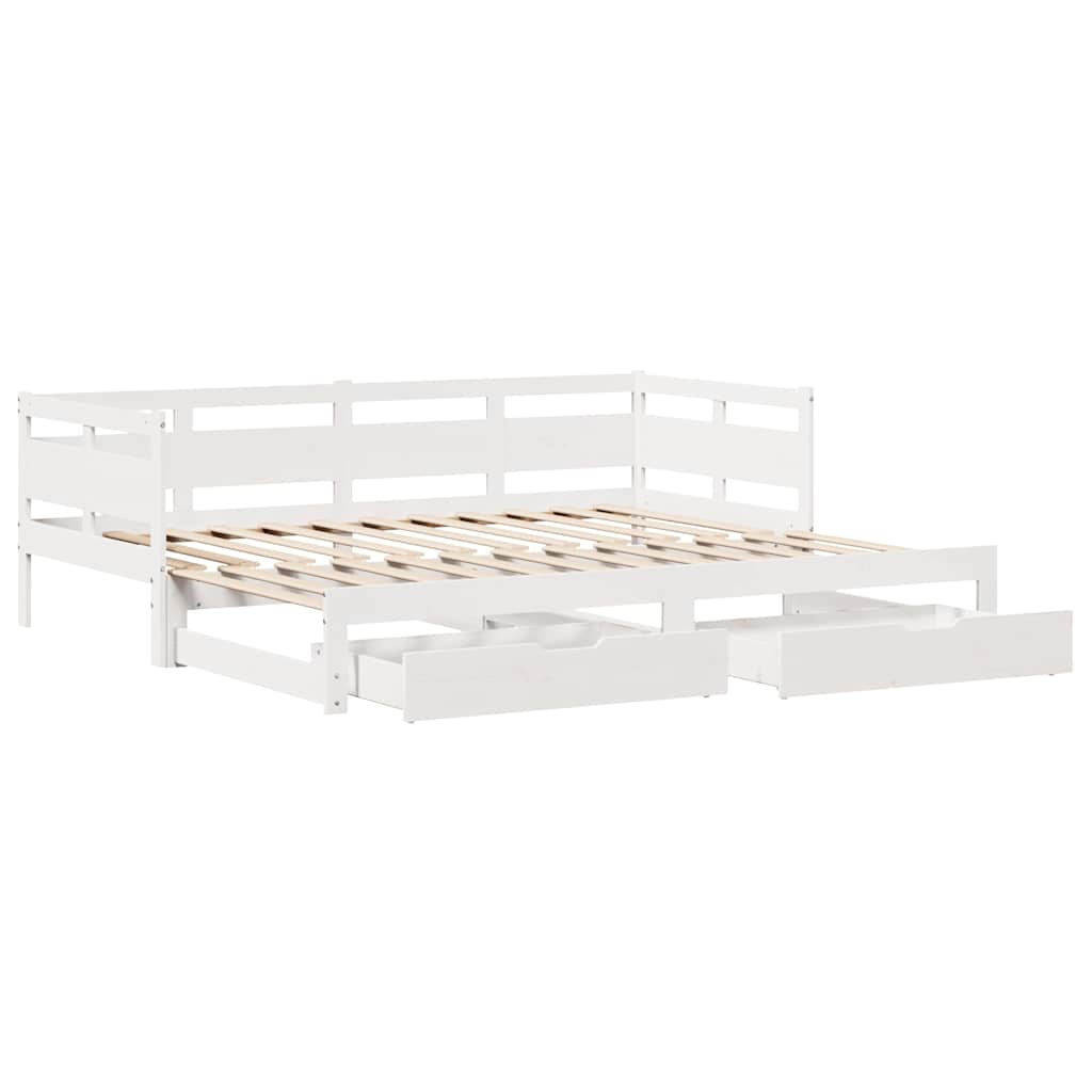 Dnevni krevet na razvlačenje s ladicama bez madraca 90x200 cm