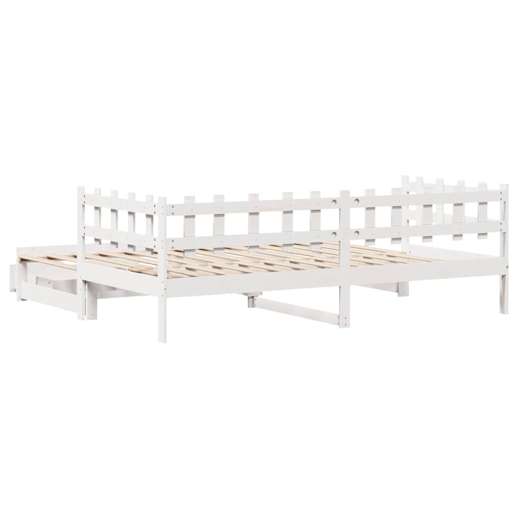 Dnevni krevet na razvlačenje s ladicama bez madraca 80x200 cm