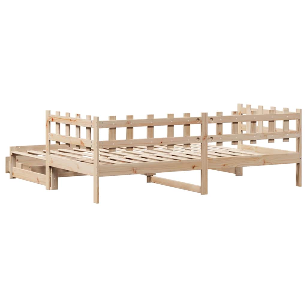 Dnevni krevet na razvlačenje s ladicama bez madraca 90x200 cm