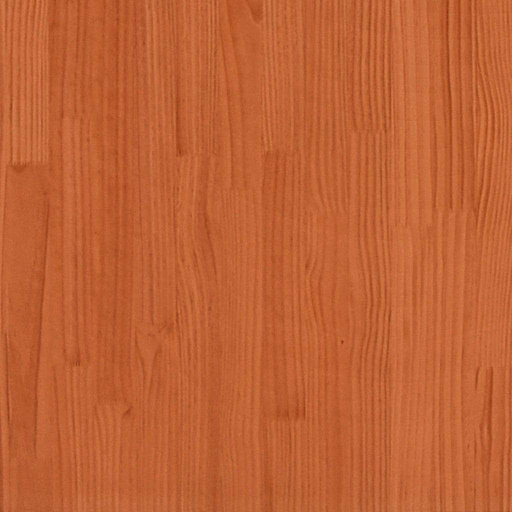 Okvir kreveta bez madraca voštano smeđi 180x200 cm od borovine