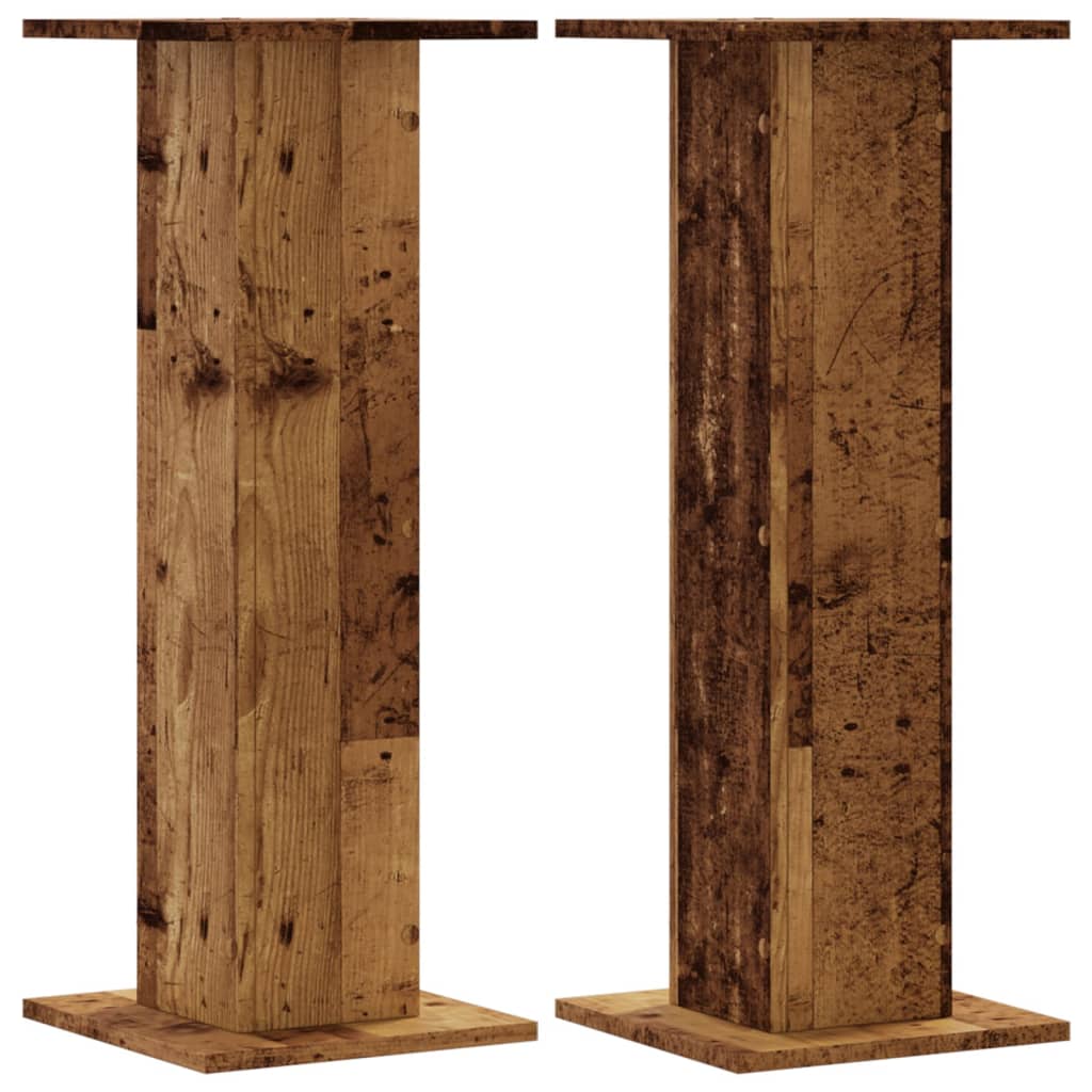 Stalci za zvučnike 2 kom 30 x 30 x 80 cm konstruirano drvo
