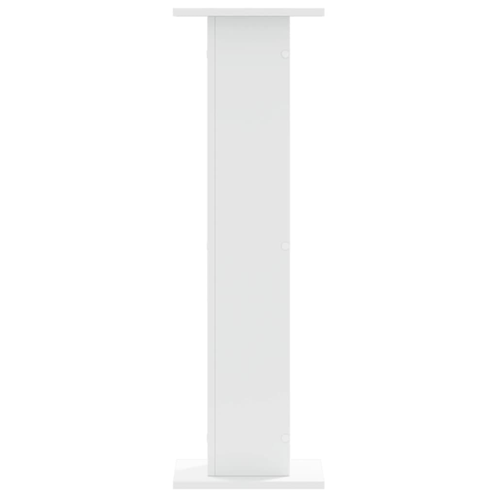 Stalci za zvučnike 2 kom bijeli 30x30x95 cm konstruirano drvo