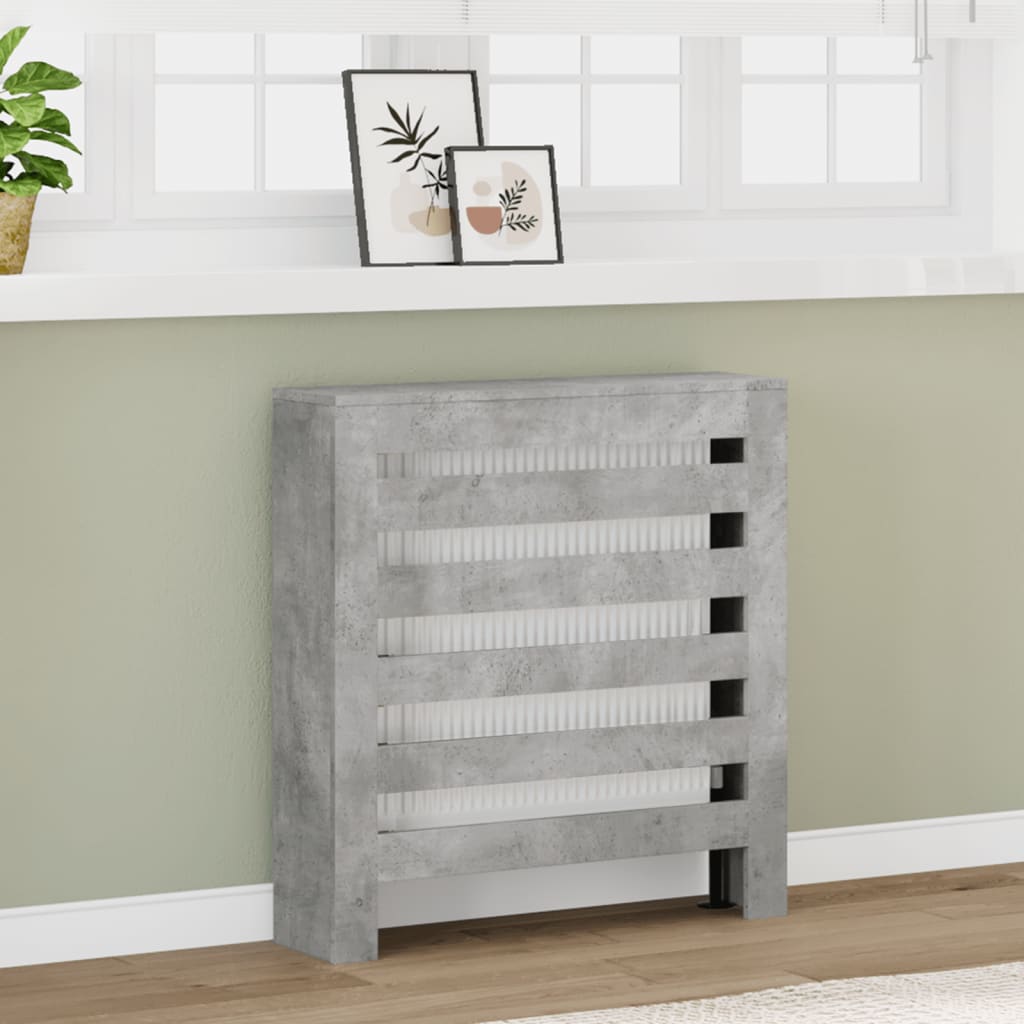 Pokrov za radijator hrasta sonome 78x20x82 cm konstruirano drvo