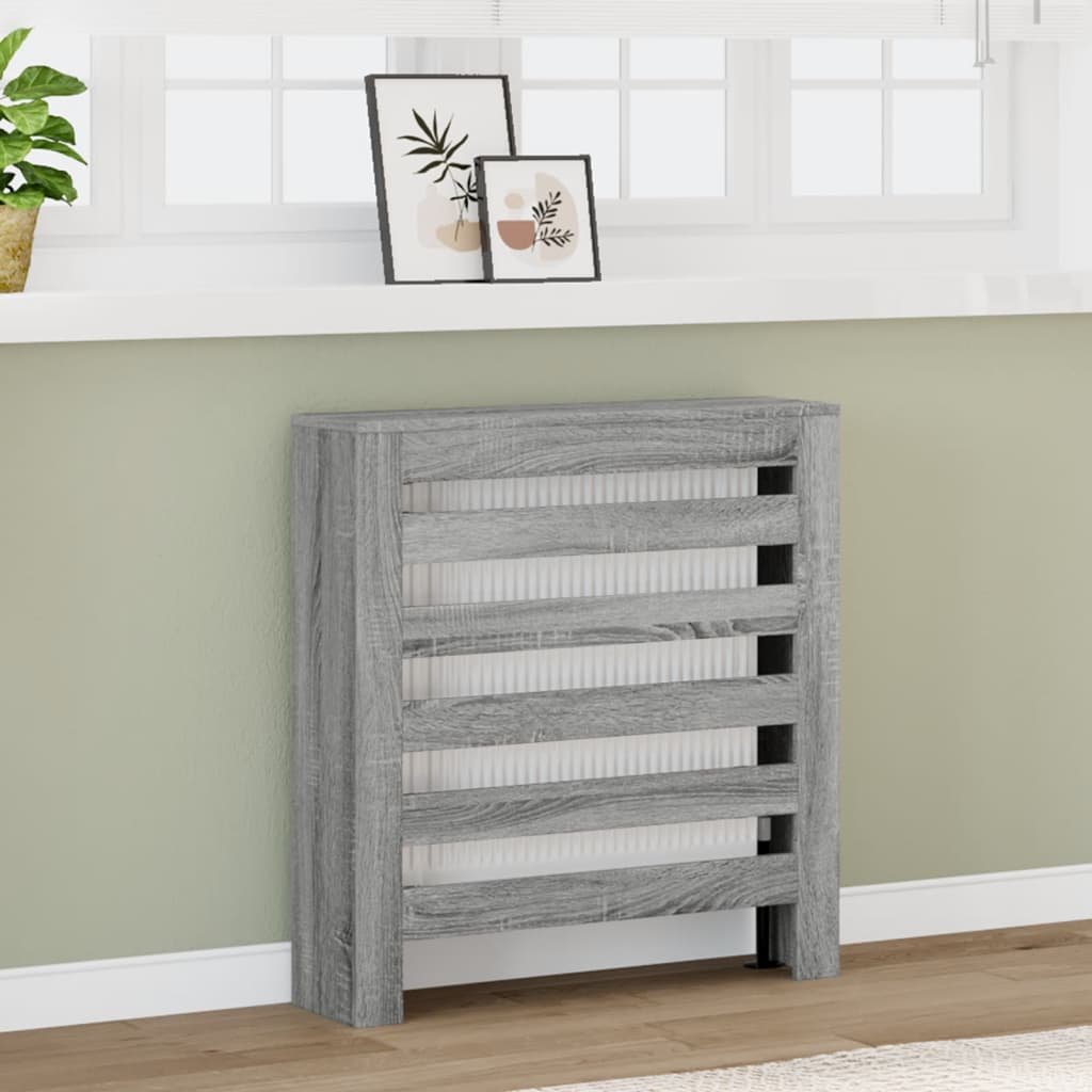 Pokrov za radijator hrasta sonome 78x20x82 cm konstruirano drvo