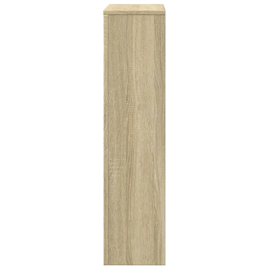 Pokrov za radijator hrasta sonome 104x20x82cm konstruirano drvo