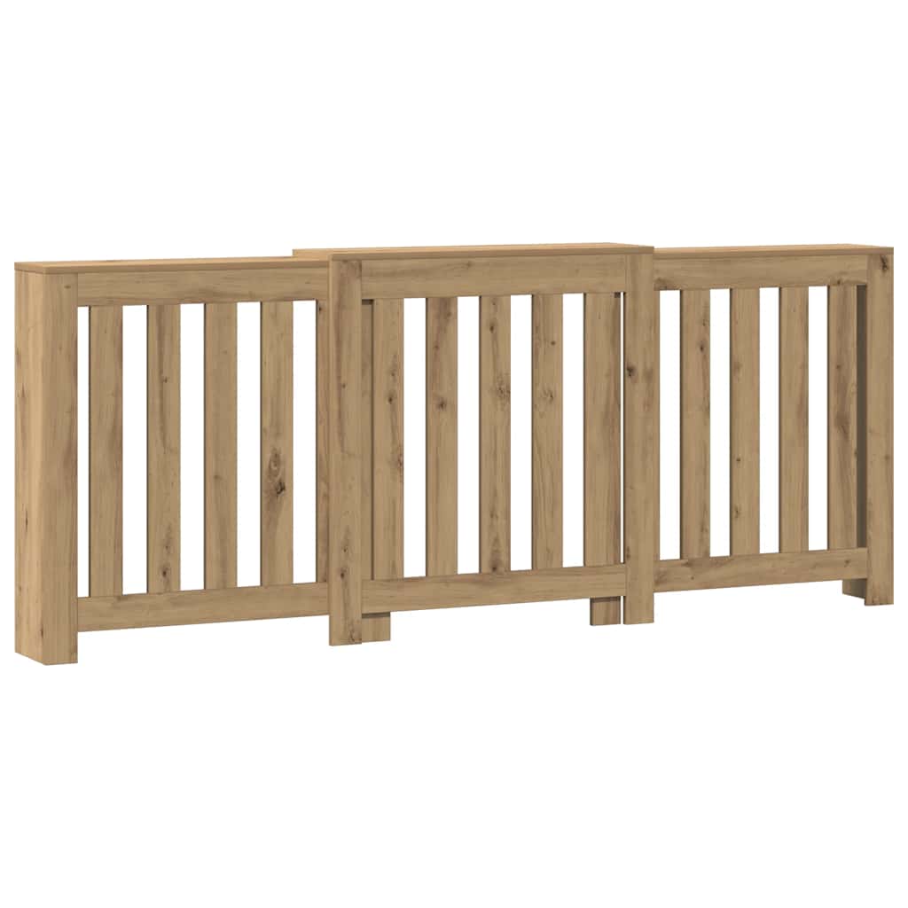 Pokrov za radijator boja artisian hrast 205x21,5x83,5 cm drveni