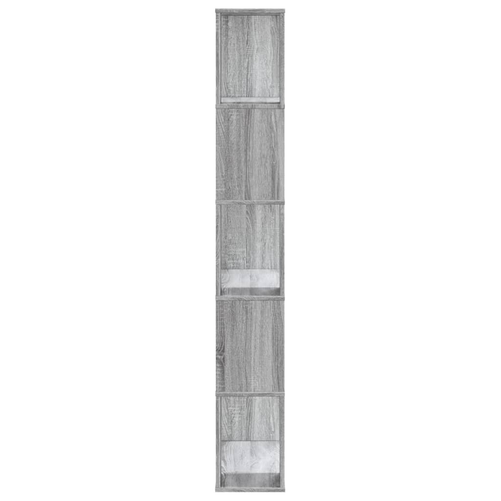 Regal za knjige 5 razina boja hrasta 80,5x23,5x162,5 cm drveni