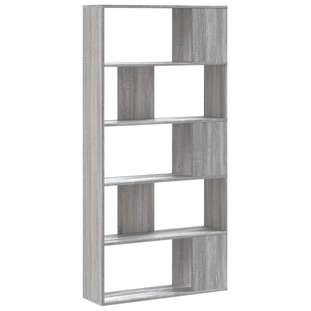 Regal za knjige 5 razina boja hrasta 80,5x23,5x162,5 cm drveni
