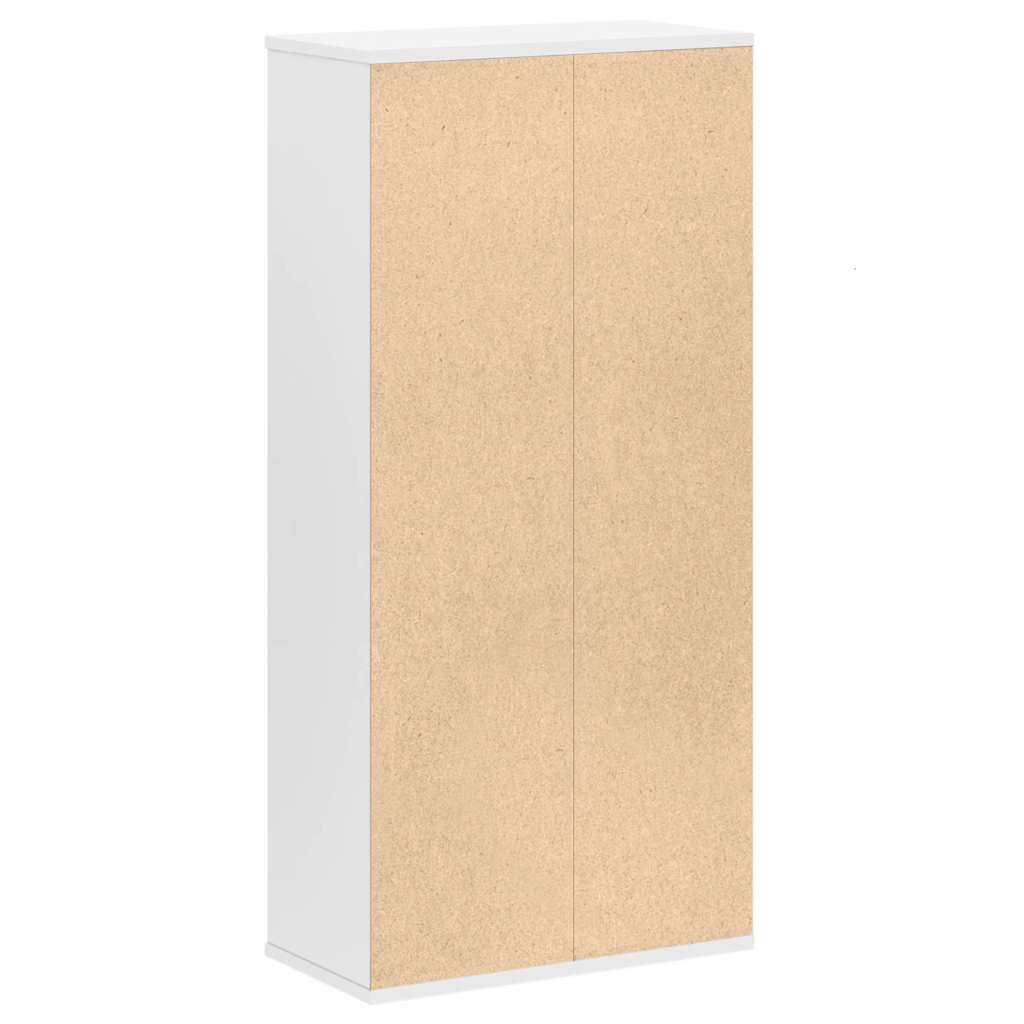 Regal za knjige bijeli 50x25x105 cm konstruirano drvo