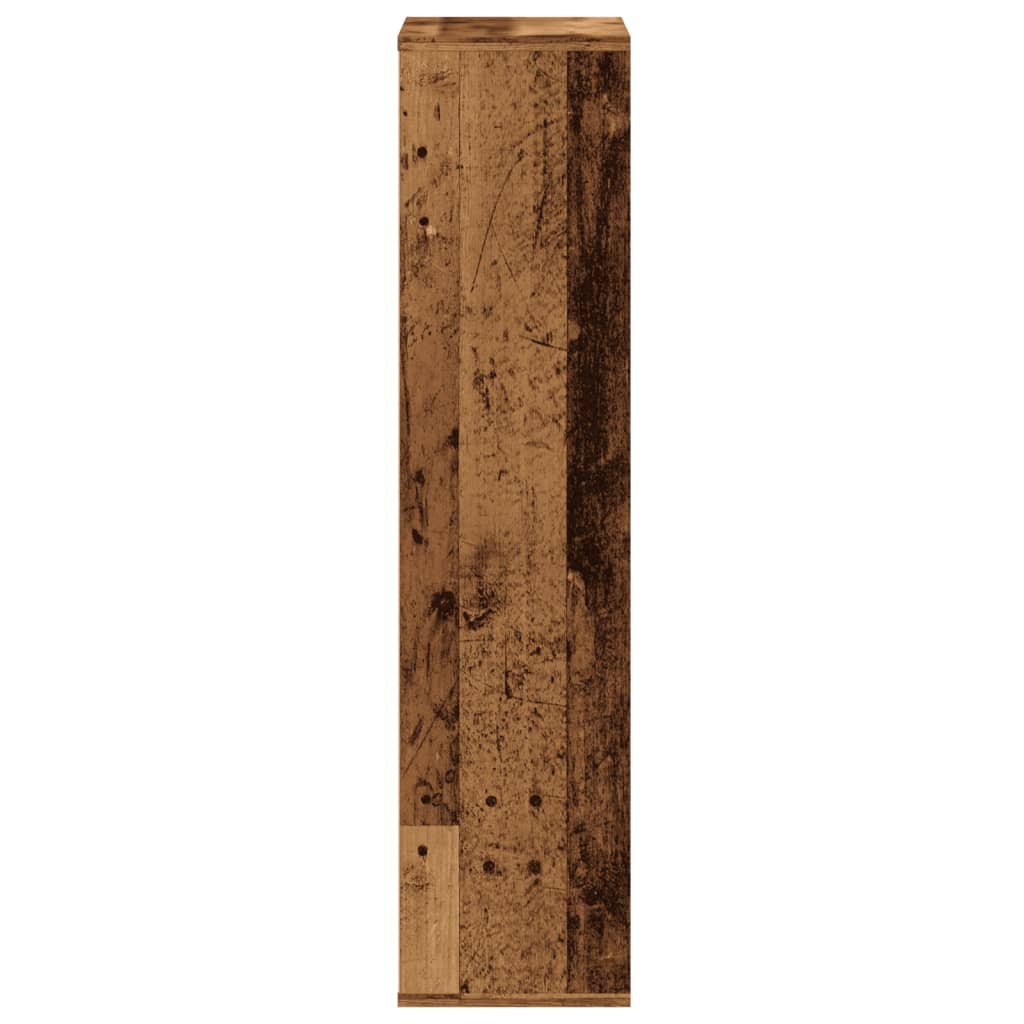 Regal za knjige boja starog drva 50x25x105 cm drveni