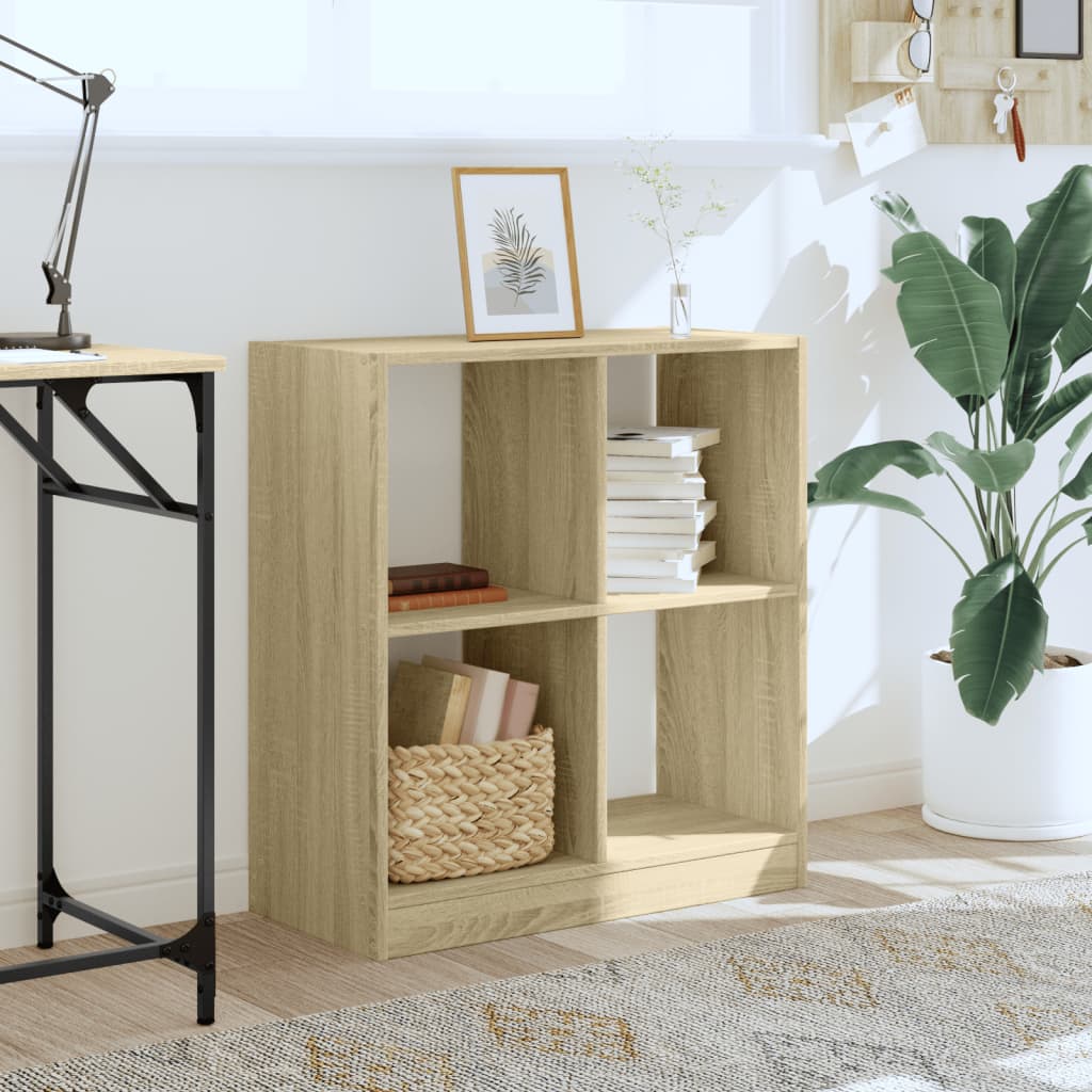 Regal za knjige boja hrasta 68,5 x 32 x 75 cm konstruirano drvo