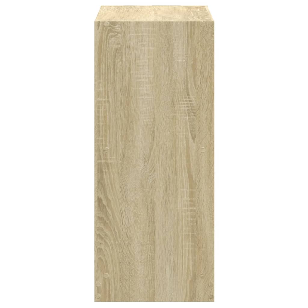 Regal za knjige boja hrasta 68,5 x 32 x 75 cm konstruirano drvo