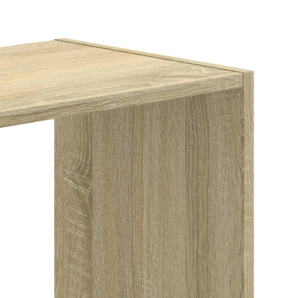 Regal za knjige boja hrasta 68,5 x 32 x 75 cm konstruirano drvo