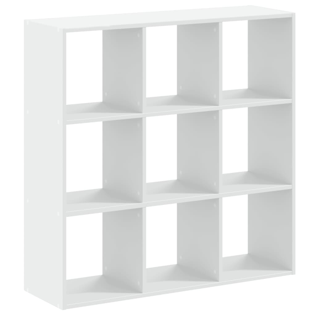 Regal za knjige bijeli 102 x 32 x 102 cm od konstruiranog drva