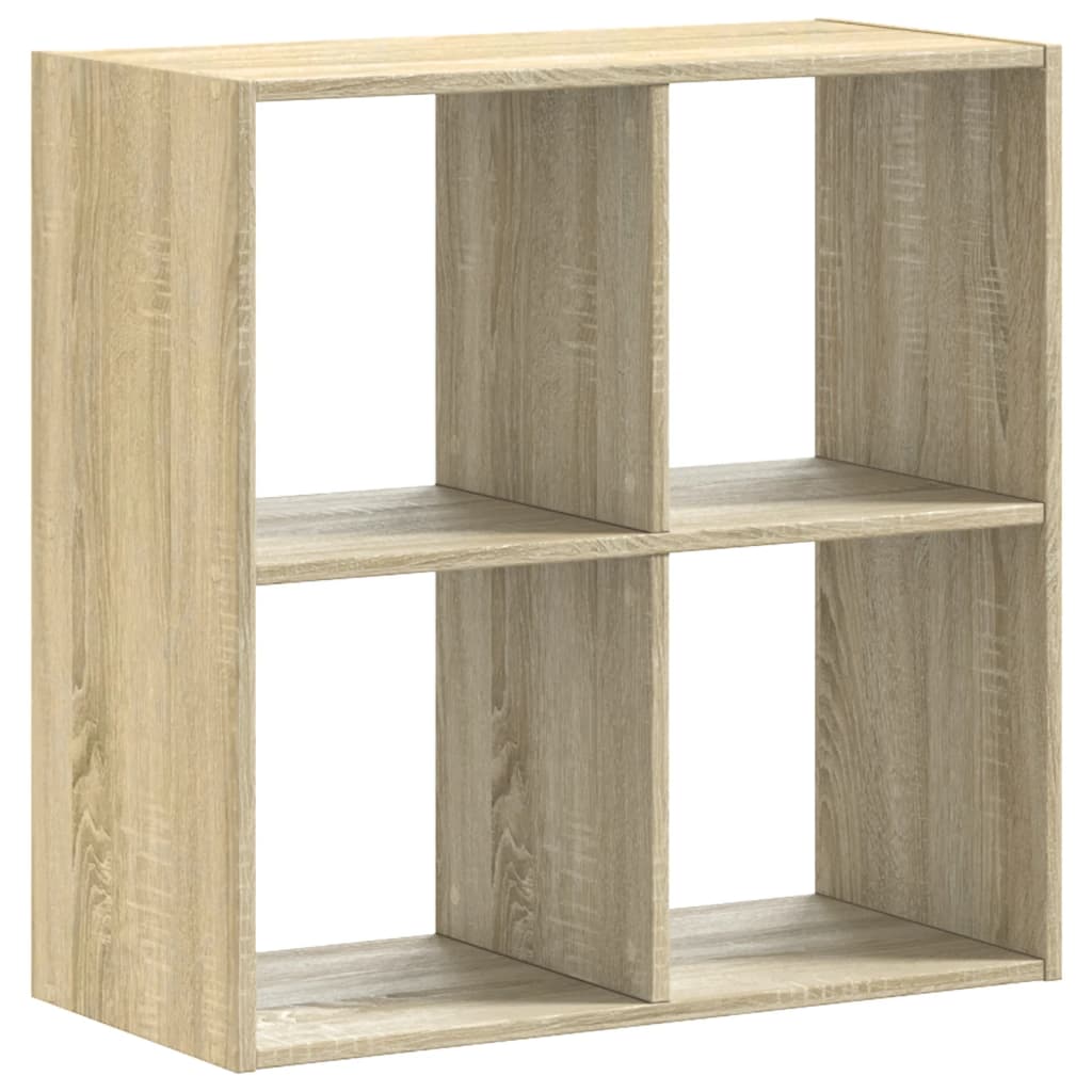Regal za knjige boja hrasta 68,5x32x68,5 cm konstruirano drvo