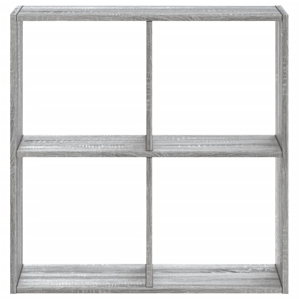 Regal za knjige boja hrasta 68,5x32x68,5 cm konstruirano drvo