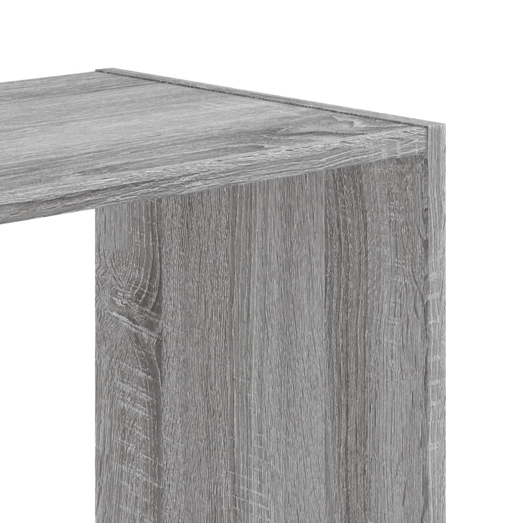 Regal za knjige boja hrasta 68,5x32x68,5 cm konstruirano drvo
