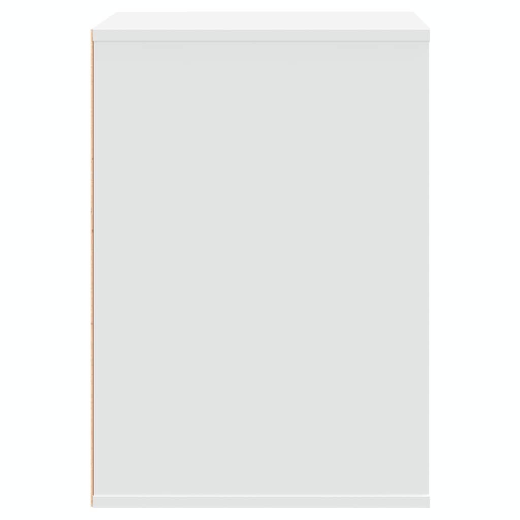 Kutna komoda s ladicama bijela 60x41x58cm od konstruiranog drva