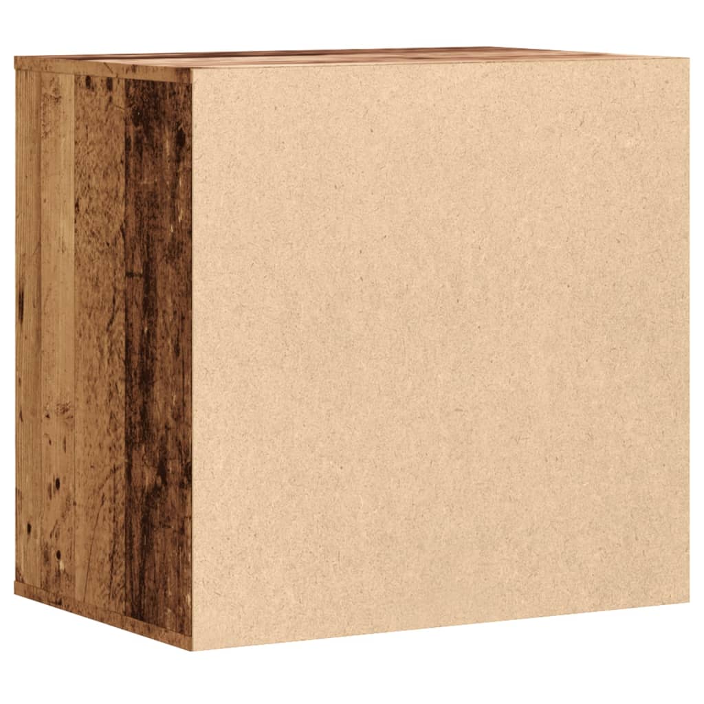 Kutna komoda s ladicama boja staro drvo 60x41x58 cm drveni