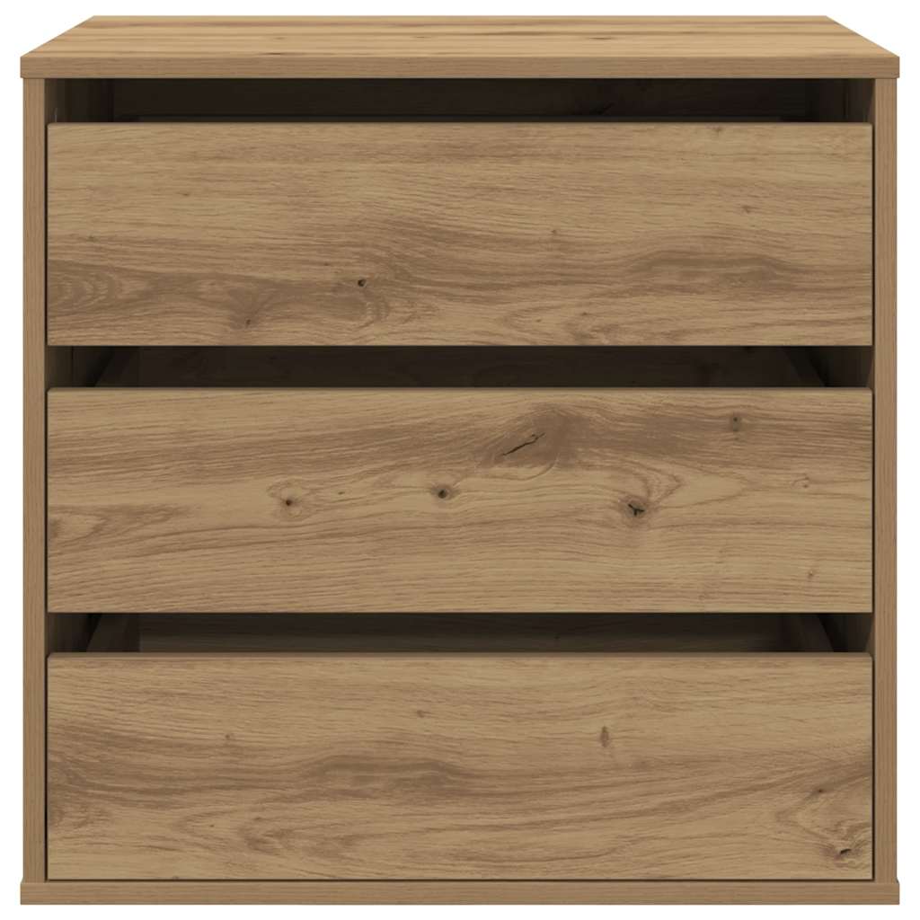 Kutna komoda s ladicama boja artisian hrast 60x41x58 cm drveni