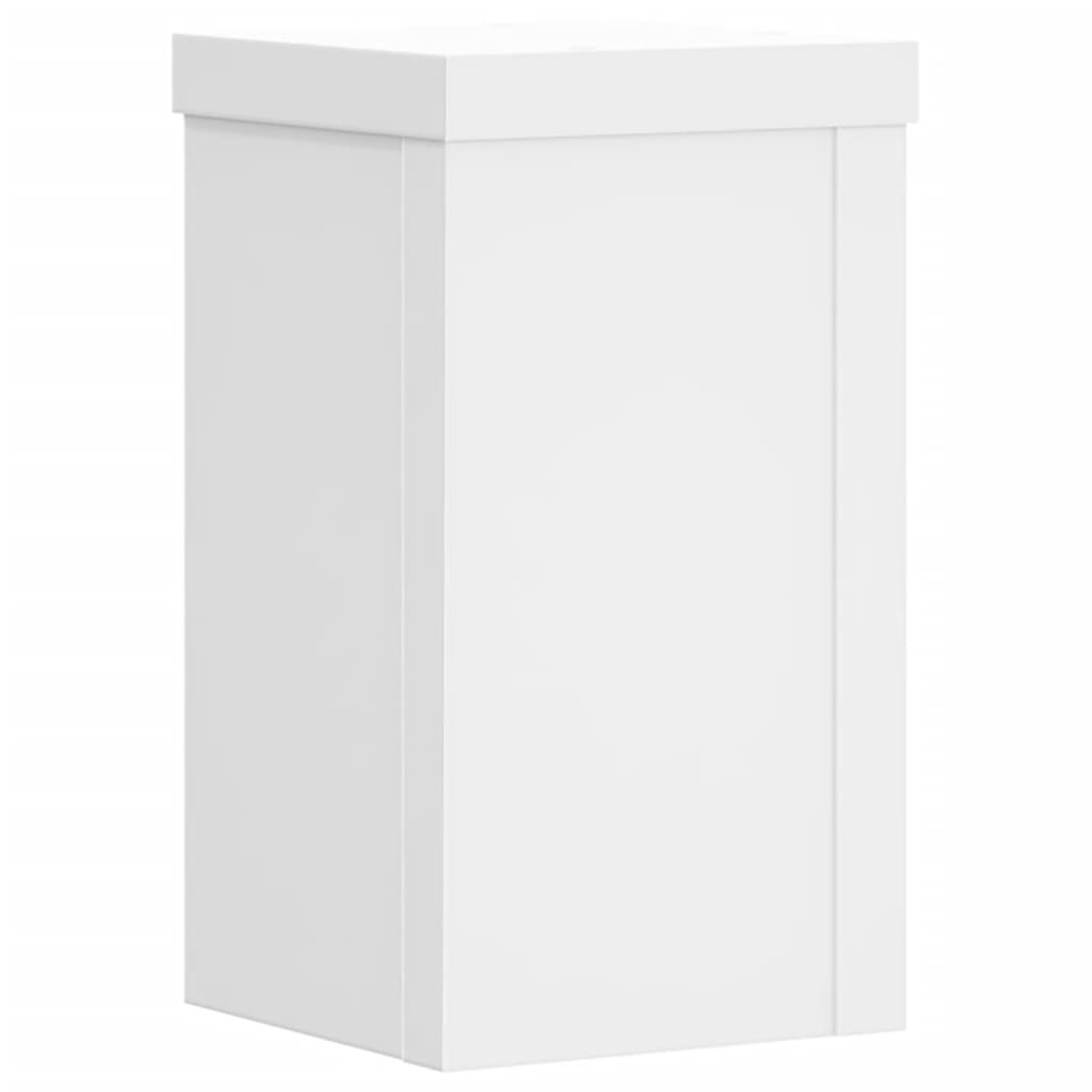 Stalci za biljke 2 kom bijeli 10x10x18 cm konstruirano drvo