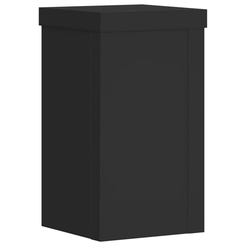 Stalci za biljke 2 kom crni 10x10x18 cm konstruirano drvo